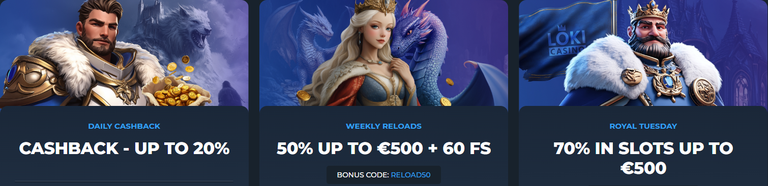 Loki Casino promotions